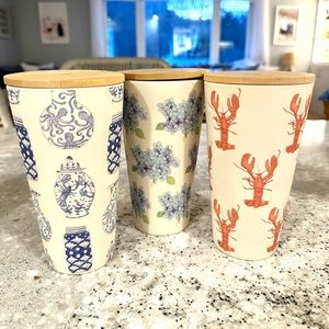 Sara Fitz tumblers- set of 3